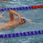 Christian Giefing beim Freistilschwimmen